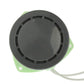 Security alarm buzzer with black circular cover and two white wire leads