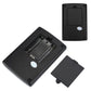 Digital pocket scale with open battery compartment and removable black cover