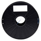 Black reel spool with blue PLA filament wound inside, 3.0 mm diameter.