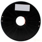 Black plastic ABS 3D printer filament spool core, no filament visible