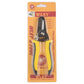 WLXY wire stripper cutter plier blister pack with yellow-handled tool
