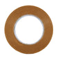 Yellow adhesive tape ring roll with clear inner opening