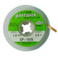 Goot desoldering wick spool, 1.5mm x 1.5m, front label and wick tail visible