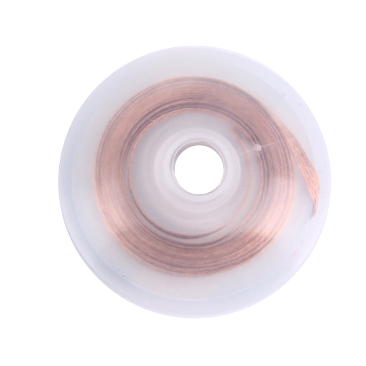 Copper soldering wick on Goot Wick reel core, 2.5mm width, 1.5m length