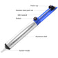 Desoldering pump with aluminum shell, suction nozzle, ABS push rod, blue putter cap
