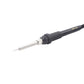 Soldering iron with pointed metal tip and attached cord