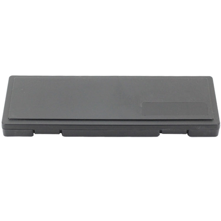 Black protective case for digital LCD vernier caliper, closed lid