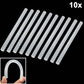 Clear hot melt glue sticks, 10-pack, 270 x 11mm smooth transparent rods