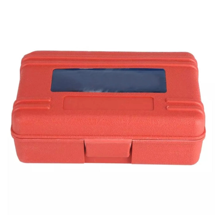 Multi-function super mini electric drill set with closed red carrying case