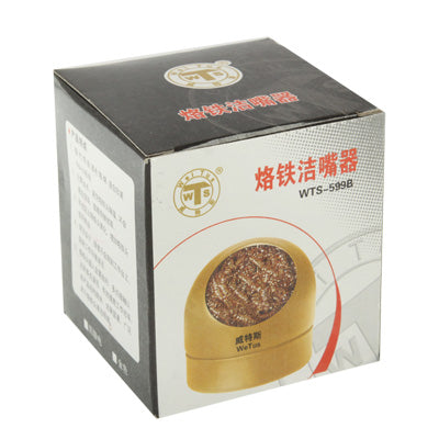 Soldering iron tip cleaner retail box with product photo