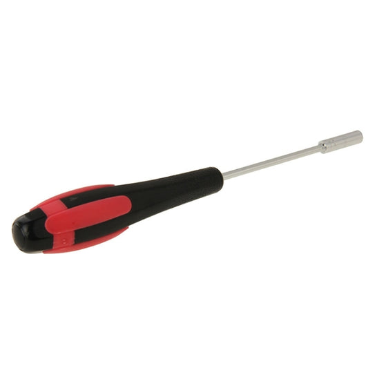 3.5mm socket head precision screwdriver with angled view of black-red handle