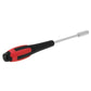 5mm socket head screw driver, black and red handle with chrome shaft