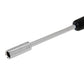 5mm socket head screw driver socket tip on chrome shaft, black-and-red handle