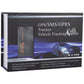 Retail box for GPS/SMS/GPRS vehicle tracking system with tracker image and icons