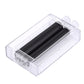Money printer trick toy in clear case showing black roller cartridge