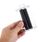 Money printer trick toy held in hand with clear cover and black roller