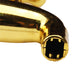 Gold metal faucet tip with outlet opening for electric water mug