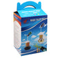 Retail product box for a magic water mug with faucet illustration