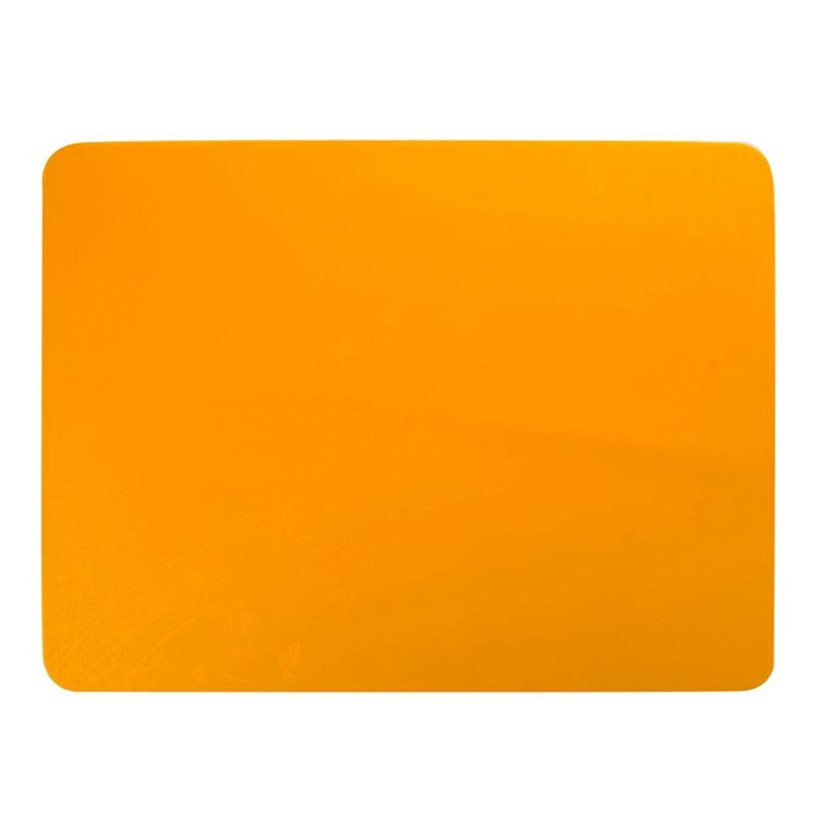 Orange silicone heat-insulation mat, rectangular, 40x30 cm