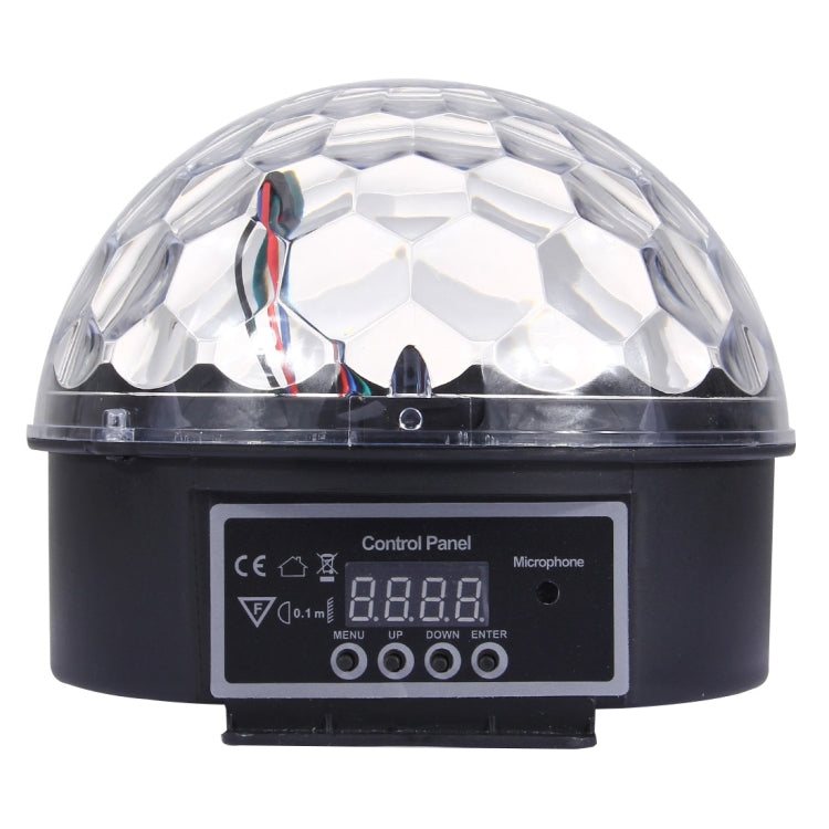 Disco LED magic ball light with display control panel