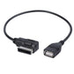 Black AMI-to-USB adapter cable with two plugs: AMI port and USB-A connector