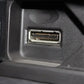 AMI port socket with exposed pins on black housing, close-up
