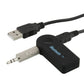 Bluetooth mic receiver with USB cable and 3.5mm audio plug with mesh mic