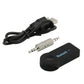 Bluetooth mic receiver with attached USB cable and 3.5mm plug microphone