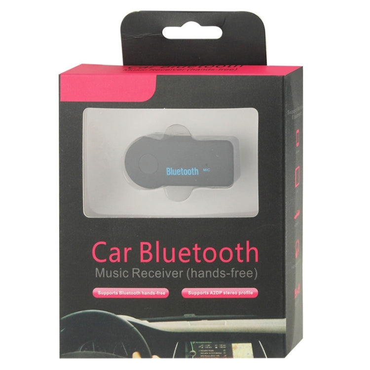 Car Bluetooth music receiver retail box with “hands-free” label