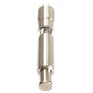 Stainless steel salt and pepper grinder mill with open end and visible grinding core