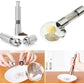 Stainless steel salt and pepper grinder mill set with spice chamber and accessory