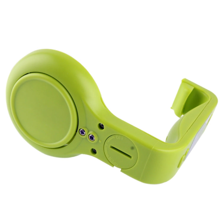 Green digital weighing cup base with buttons and display area
