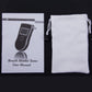 Breath alcohol tester user manual and white storage pouch with drawstring