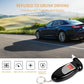 Black alcohol breath tester with keychain and red LCD measurement screen