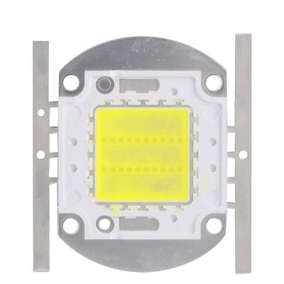 High power LED lamp module with square yellow LED chip on metal base