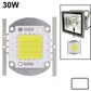 30W LED spotlight module showing square LED PCB and mounting tabs