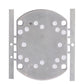 Circular LED array board with multiple small diodes on metal plate