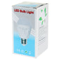 LED bulb light retail box with bulb illustration and blue packaging