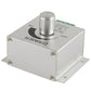 DC LED dimmer controller back panel with silver knob and mounting bracket