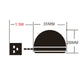 USB LED mini bulb light size diagram with labeled dimensions