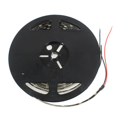 White LED strip reel showing wiring and four LED channels on spool