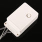 White controller box with circular button for RGB LED light string