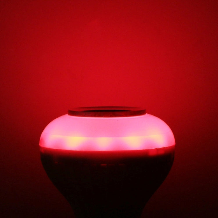 Color-changing LED smart light, rounded top glow in pink and purple tones