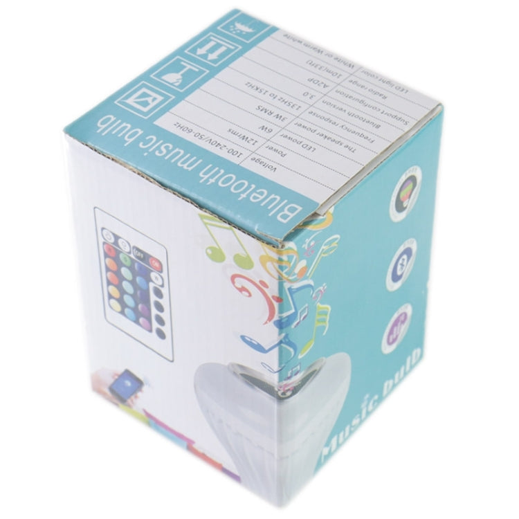 Smart LED color light bulb retail box with remote control image