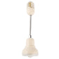 White LED human sensor night light with E27 screw base and flexible gooseneck