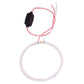 70mm LED angel eye halo ring with prewired connector and circular light strip