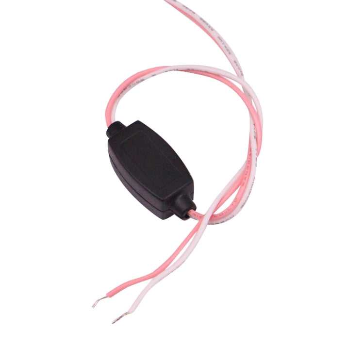 70mm LED angel eye halo ring with black control box and red wire leads