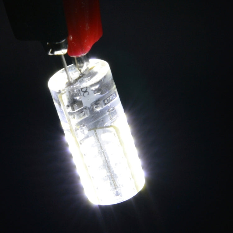 Lit 12V LED SMD board with two pins, bright white glow