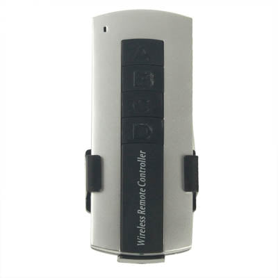 White wireless remote controller with dark button panel for lamp control