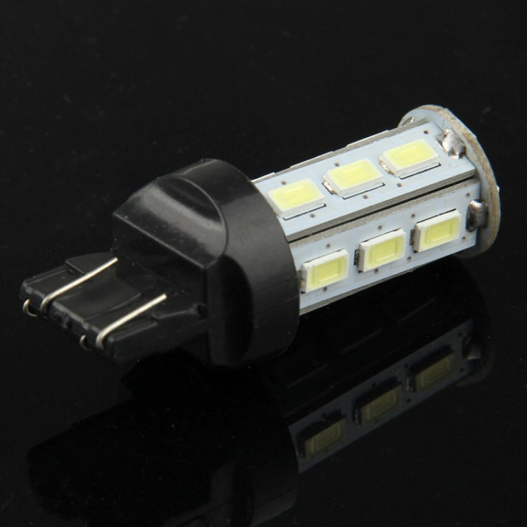 18-LED SMD 12V LED bulb with black housing and multi-chip LED strip, side view